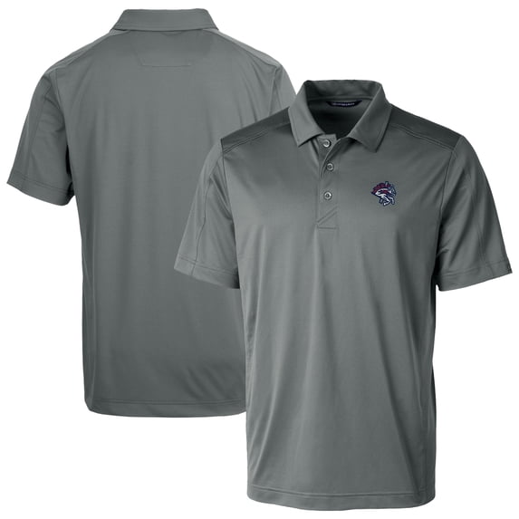 Men's Cutter & Buck Gray Binghamton Rumble Ponies Big & Tall Prospect Textured Stretch Polo