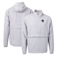 thumbnail image 1 of Men's Cutter & Buck  Gray Binghamton Rumble Ponies  Charter Eco Recycled Half-Zip Anorak Jacket, 1 of 3