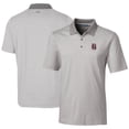 thumbnail image 1 of Men's Cutter & Buck  Gray Birmingham Barons Forge Tonal Stripe Stretch Polo, 1 of 3