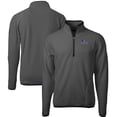 thumbnail image 1 of Men's Cutter & Buck  Gray/Black Creighton Bluejays Cascade Eco Sherpa Fleece Quarter-Zip Pullover Jacket, 1 of 3