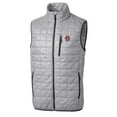 thumbnail image 1 of Men's Cutter & Buck Gray Boston College Eagles Big & Tall College Vault Rainier Full-Zip Vest, 1 of 1
