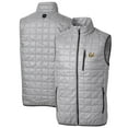 thumbnail image 1 of Men's Cutter & Buck Gray Cal Bears Big & Tall Rainier PrimaLoft Eco Full-Zip Puffer Vest, 1 of 3