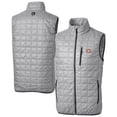 thumbnail image 1 of Men's Cutter & Buck Gray Chicago Bears Big & Tall Rainier PrimaLoft Eco Insulated Full-Zip Puffer Vest, 1 of 3