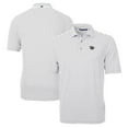 thumbnail image 1 of Men's Cutter & Buck Gray Cincinnati Bearcats Big & Tall Team Logo Virtue Eco Pique Stripe Recycled Polo, 1 of 3