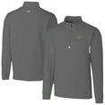 thumbnail image 1 of Men's Cutter & Buck Gray Cincinnati Bengals Big & Tall Traverse Stretch Quarter-Zip Top, 1 of 3