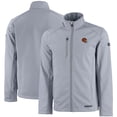 thumbnail image 1 of Men's Cutter & Buck Gray Cincinnati Bengals Evoke Eco Softshell Recycled Full-Zip Jacket, 1 of 3