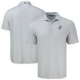 thumbnail image 1 of Men's Cutter & Buck Gray Cincinnati Reds Big & Tall Pike Eco Diamond Dot Print Polo, 1 of 3