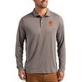 thumbnail image 1 of Men's Cutter & Buck  Gray Clemson Tigers Alumni Coastline Epic Comfort Long-Sleeve Polo, 1 of 2