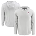 thumbnail image 1 of Men's Cutter & Buck Gray Clemson Tigers Coastline Epic Comfort Eco Recycled Long Sleeve Hoodie T-Shirt, 1 of 3