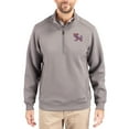 thumbnail image 1 of Men's-Cutter & Buck  Gray Clemson Tigers Roam Eco Recycled Quarter-Zip Pullover, 1 of 2