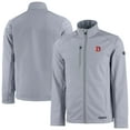 thumbnail image 1 of Men's Cutter & Buck Gray Denver Broncos Evoke Eco Softshell Recycled Full-Zip Jacket, 1 of 3