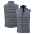 thumbnail image 1 of Men's Cutter & Buck Gray Denver Broncos Throwback Evoke Hybrid Eco Softshell Recycled Full-Zip Vest, 1 of 3
