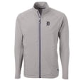 thumbnail image 1 of Men's Cutter & Buck Gray Detroit Tigers Big & Tall Adapt Eco Knit Full-Zip Jacket, 1 of 1