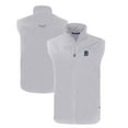 thumbnail image 1 of Men's Cutter & Buck Gray Detroit Tigers Charter Eco Recycled Full-Zip Vest, 1 of 3