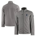 thumbnail image 1 of Men's Cutter & Buck Gray Detroit Tigers Evoke Eco Softshell Recycled Full-Zip Jacket, 1 of 3