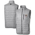 thumbnail image 1 of Men's Cutter & Buck  Gray Durham Bulls Rainier PrimaLoft Big & Tall Eco Insulated Full-Zip Puffer Vest, 1 of 3
