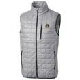 thumbnail image 1 of Men's Cutter & Buck Gray ECU Pirates Big & Tall Full-Zip Collegiate Rainier Vest, 1 of 1