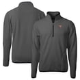 thumbnail image 1 of Men's Cutter & Buck  Gray El Paso Chihuahuas Cascade Eco Sherpa Fleece Quarter-Zip Jacket, 1 of 3