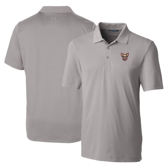 Men's Cutter & Buck Gray El Paso Chihuahuas DryTec Forge Stretch Polo