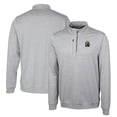 thumbnail image 1 of Men's Cutter & Buck Gray FIU Panthers Heathered Vault Stealth Quarter-Zip Pullover Top, 1 of 3