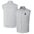 thumbnail image 1 of Men's Cutter & Buck Gray FIU Panthers Vault Big & Tall Stealth Hybrid Windbreaker Full-Zip Vest, 1 of 3