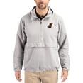 thumbnail image 1 of Men's Cutter & Buck Gray Florida Gators Charter Eco Recycled Half-Zip Anorak Jacket, 1 of 2