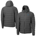 thumbnail image 1 of Men's-Cutter & Buck  Gray Florida Gators Mission Ridge Eco Insulated Repreve Hooded Full-Zip Puffer Jacket, 1 of 3