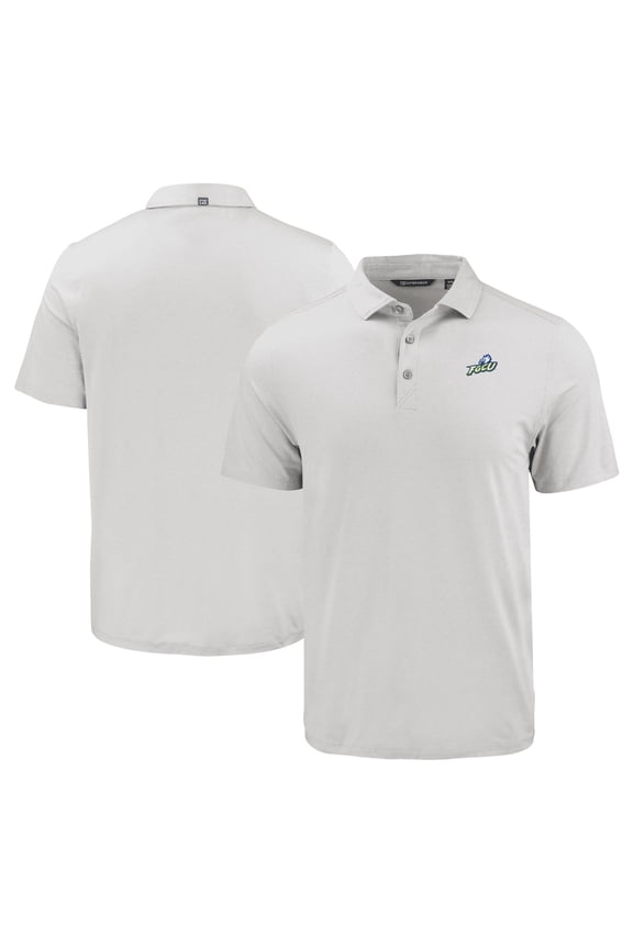 Men's Cutter & Buck Gray Florida Gulf Coast Eagles Coastline Epic Comfort Eco Recycled Polo