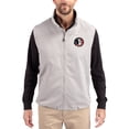 thumbnail image 1 of Men's Cutter & Buck Gray Florida State Seminoles Charter Eco Recycled Full-Zip Vest, 1 of 2