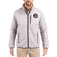 thumbnail image 1 of Men's-Cutter & Buck  Gray Florida State Seminoles Rainier Eco Insulated PrimaLoft Full-Zip Puffer Jacket, 1 of 2