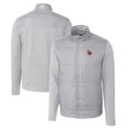 thumbnail image 1 of Men's Cutter & Buck Gray Fort Wayne TinCaps Stealth Hybrid Quilted Full-Zip Windbreaker Jacket, 1 of 3