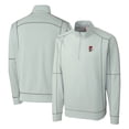 thumbnail image 1 of Men's Cutter & Buck  Gray Fresno Grizzlies  Clique Helsa Performance Half-Zip Knit Pullover, 1 of 3