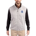 thumbnail image 1 of Men's Cutter & Buck Gray Fresno State Bulldogs Charter Eco Recycled Full-Zip Vest, 1 of 2
