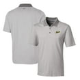 thumbnail image 1 of Men's Cutter & Buck Gray George Mason Patriots Forge Tonal Stripe Stretch Polo, 1 of 3