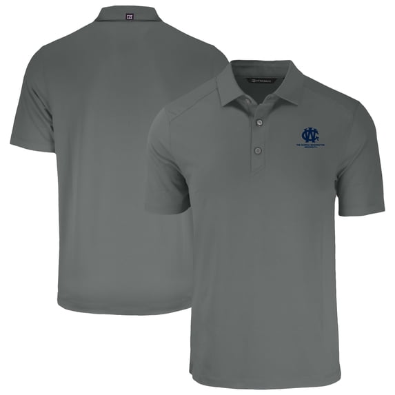 Men's Cutter & Buck Gray George Washington University Big & Tall Forge Eco Stretch Recycled Polo