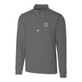 thumbnail image 1 of Men's Cutter & Buck Gray Georgetown Hoyas Big & Tall College Vault Traverse Quarter-Zip Pullover Jacket, 1 of 1