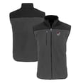 thumbnail image 1 of Men's Cutter & Buck  Gray Georgia Bulldogs Cascade Eco Sherpa Fleece Full-Zip Vest, 1 of 3