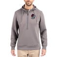 thumbnail image 1 of Men's-Cutter & Buck  Gray Georgia Bulldogs Roam Eco Recycled Half-Zip Pullover Hoodie, 1 of 2