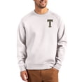 thumbnail image 1 of Men's Cutter & Buck Gray Georgia Tech Yellow Jackets Roam Recycled Pullover, 1 of 2