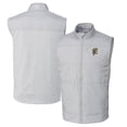 thumbnail image 1 of Men's Cutter & Buck Gray Grambling Tigers Vault Big & Tall Stealth Hybrid Windbreaker Full-Zip Vest, 1 of 3