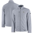 thumbnail image 1 of Men's Cutter & Buck Gray Green Bay Packers Evoke Eco Softshell Recycled Full-Zip Jacket, 1 of 3