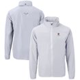 thumbnail image 1 of Men's Cutter & Buck  Gray Harvard Crimson Big & Tall Charter Eco Knit Recycled Full-Zip Jacket, 1 of 3