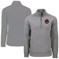 thumbnail image 1 of Men's-Cutter & Buck  Gray Houston Dynamo FC Roam Eco Recycled Quarter-Zip Pullover Top, 1 of 3