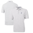 thumbnail image 1 of Men's Cutter & Buck Gray Houston Oilers Throwback Logo Virtue Eco-Pique Botanical Recycled Polo, 1 of 3