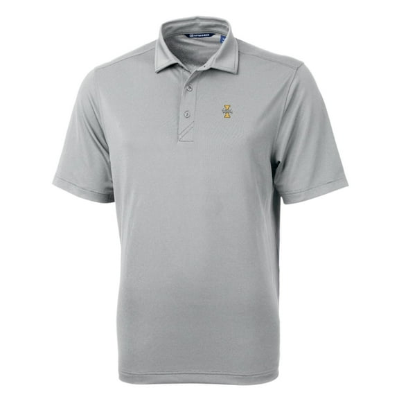 Men's Cutter & Buck Gray Idaho Vandals Big & Tall Virtue Eco Pique Recycled Polo