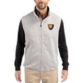 thumbnail image 1 of Men's Cutter & Buck Gray Illinois Fighting Illini Charter Eco Recycled Full-Zip Vest, 1 of 2