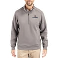 thumbnail image 1 of Men's-Cutter & Buck  Gray Illinois Fighting Illini Roam Eco Recycled Quarter-Zip Pullover, 1 of 2