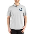 thumbnail image 1 of Men's Cutter & Buck Gray Indianapolis Colts Big & Tall Advantage Refresh Epic Confidence Recycled Tri-Blend Pique Polo, 1 of 2