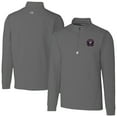 thumbnail image 1 of Men's-Cutter & Buck  Gray Inter Miami CF Traverse Stretch Eco Quarter-Zip Pullover Top, 1 of 3