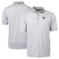 thumbnail image 1 of Men's Cutter & Buck Gray Iowa Cubs Big & Tall Virtue Eco Pique Micro Stripe Recycled Polo, 1 of 3